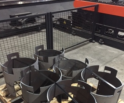 Round Laser Cut Steel Tubes
